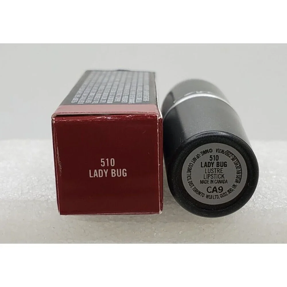 MAC LADY BUG #510 Lipstick ~Yellow Tomato Red ~  Original Lustre Formula RETIRED